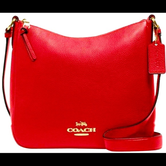 Coach Handbags - COACH Red Ellie File Bag ❤️
